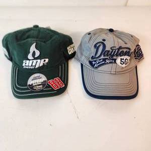 lot 38 image: Lot Of Two New Ball Caps Hats Daytona The Great American Race And NASCAR Kendrick Motorsports