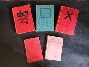 lot 51 image: Vintage Ellery Queens Book Lot The House That Jacksons Built, The American gun Mystery and others