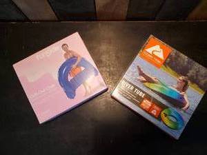 lot 55 image: 2 New never used or taken out of box Floaty toys  Its that time of year to get ready for the river Floating