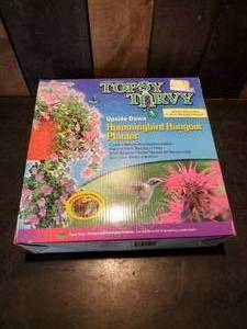 lot 63 image: topsy turvy Hummingbird Planter