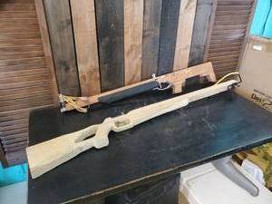 lot 85 image: Two Marble Slingshot Guns different Sizes Tested and Fun to use