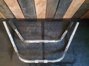 lot 100 image: 2 different universal Motorcycle Handlebars
