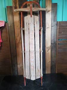 lot 103 image: Large Champion f-50 Wooden Sled