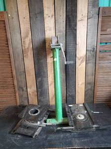 lot 118 image: 2 Swivel Seat Mounts and Custom Made Winch