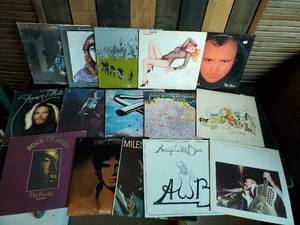 lot 136 image: Lot of Vintage LPsRecords Various Artists The Cars, Phil Collins, Rock of Ages and more