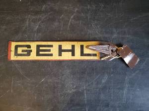 lot 139 image: Fantastic Metal GEHL Art impliment Wall Hanging