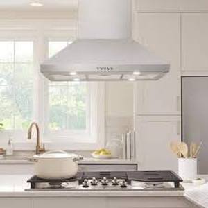 Vissani Siena 30 in. 350CFM Convertible Pyramid Wall Mount Range Hood in Stainless Steel with Charcoal Filter and LED Lighting Customer Returns See Pictures