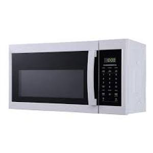 lot 32 image: Vissani 1.7 cu. ft. 1000-Watt Over the Range Microwave in White  Customer Returns See Pictures