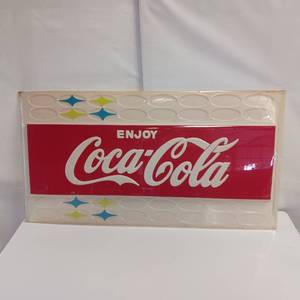 lot 14 image: Circa 1960s Large Vintage Coca-Cola Vending Machine Sign