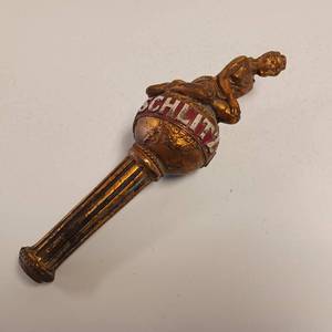 Vintage 70's Schlitz (wooden) Beer Keg Tap - Golden Girl Goddess