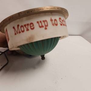 lot 30 image: Vintage Move up to Schlitz - wall mount light