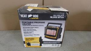 lot 19 image: Master Heat Hog 18,000 BTU Propane Heater