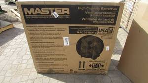 lot 28 image: Master 36 High Velocity Barrel Fan
