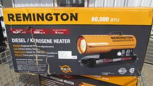 lot 30 image: Remington 80,000 BTU KeroseneDiesel Heater