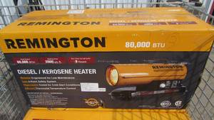 lot 32 image: Remington 80,000 BTU KeroseneDiesel Heater
