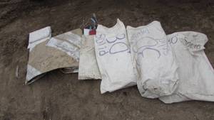 lot 54 image: (3) 7 X 30 Canopy Sides (Tarps) and Misc Tarps