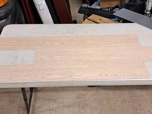 lot 325 image: Lot of (50 Boxes) 1185-sq.ft. LVP Waterproof Rigid Core Luxury Vinyl Click Plank Flooring with Pad 5mmx7.15x47.75  23.71-sq.ft. GEN4107RIG 10-count ( 500 total items ) (Barley)
