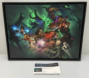 2015 Blizzcon "ALL FOR ONE/ONE FOR ALL" 18" x 24" Limited Edition 817/1000 Canvas Giclee By Laural D. Austin With COA