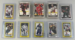 lot 27 image: Misc. Hockey Cards Some in Protective Sleeves Including Kirill Kaprizov & More