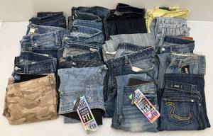 lot 50 image: Misc. Womens Designer Jeans (Some New With Tags)