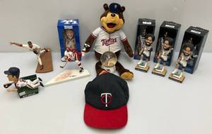 lot 60 image: Misc. Twins Collectibles Including Bobble Heads & More