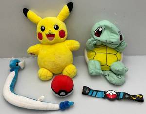 lot 89 image: Misc. Pokemon Plush Toys