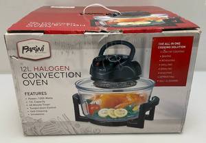 lot 98 image: Parini Cookware 12L Halogen Convection Oven New Open box