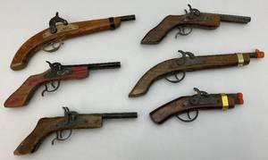 lot 126 image: Vintage Misc. Toy Pirate Pistols