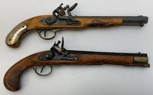 lot 127 image: Two Vintage Pirate Pistol Replicas
