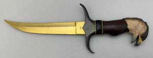 lot 130 image: Franklin Mint Bald Eagle Dagger 14 18 Overall 8 Blade