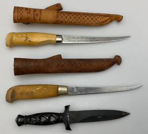lot 135 image: Misc. Fillet Knives & More