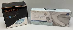 lot 159 image: Sleep Tite Encase LT Mattress Cover And Luxe Bidet (NIB)