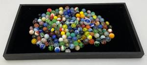 lot 179 image: Vintage Misc. Marbles (Some Glow Under UV Light)