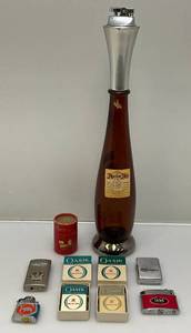 lot 190 image: Misc. Vintage Lighters Including 1970s Zippo & More