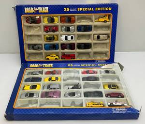 lot 195 image: Misc. Road & Track Miniature Die-Cast Cars In Original Boxes