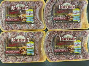 lot 8 image: Johnsonville Summer Shandy Beer Bratwurst - 4 Packs of 19 oz