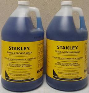 lot 3 image: (2) Stanley - Siding & Decking Wash - New - Pressure Washer Detergent - 1 Gallon