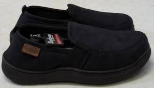 lot 47 image: Dearfoams Mens Slippers - Black - Large (11 - 12) NEW (View Photos)