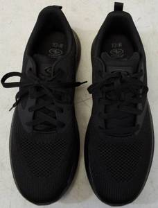 lot 50 image: Athletic Works Mens Tennis Shoe - Black - Memory Foam - Size 10 12 W