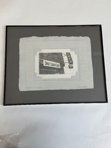 lot 5 image: Signed Artwork Spot Light Cafe by Local St. Cloud Artist Gail W. Bamber