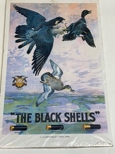 lot 12 image: American Sporting Advertising - The Black Shells
