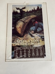 lot 13 image: Laflin & Rand Powder Company Ad Poster