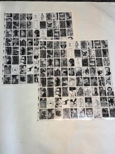 lot 46 image: Lot of (2) Vintage Uncut Trading Cards