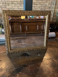 lot 49 image: Antique Mirror