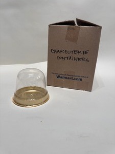 lot 16 image: Box of Desert Containers with Lids and Toothpicks