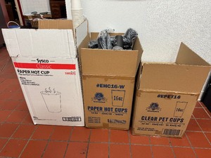 lot 88 image: (3) Boxes of Cups
