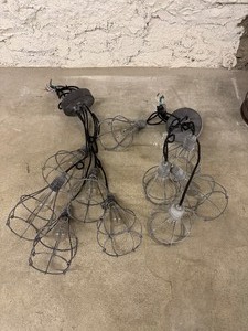 lot 104 image: Hanging Light Fixtures