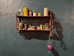 lot 63 image: Antique Shelf and Contents