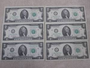 lot 4 image: (CNTR) 6 Uncirculated Sequential US...