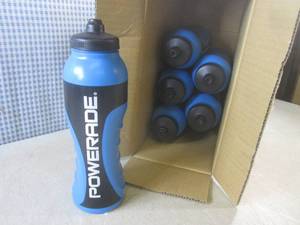 lot 74 image: (A-1) 6 Powerade Squeeze Water Bott...